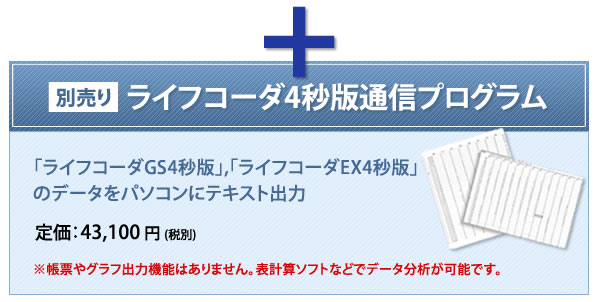 ライフコーダ4秒版通信プログラム【別売り】