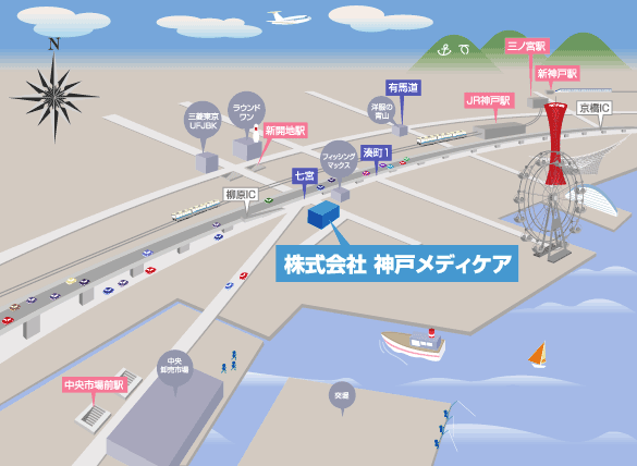 神戸メディケア　地図（マップ）
